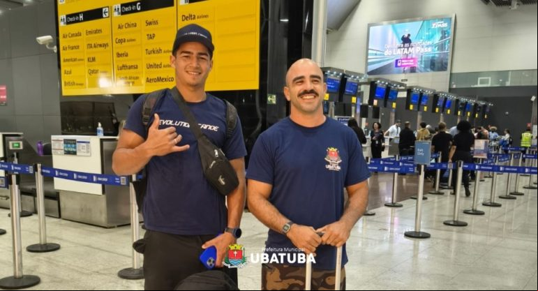 Kaique os leva o nome de Ubatuba à Polinésia sa